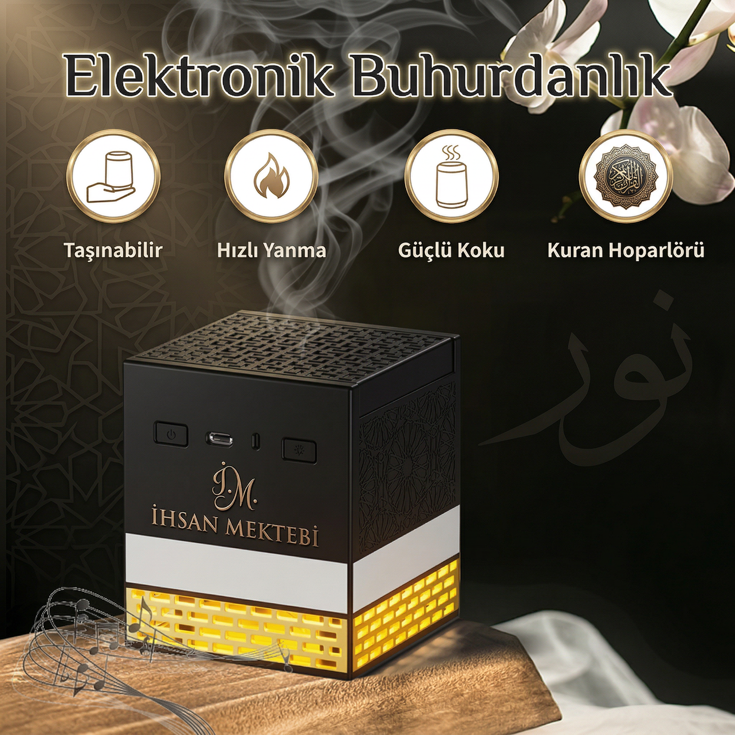 Akıllı Kur’an Hoparlörü – Bluetooth Kumandalı